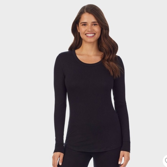 NWT cuddle Duds Women's Long Sleeve crew. Warm essentials size S and size M. - Picture 1 of 5